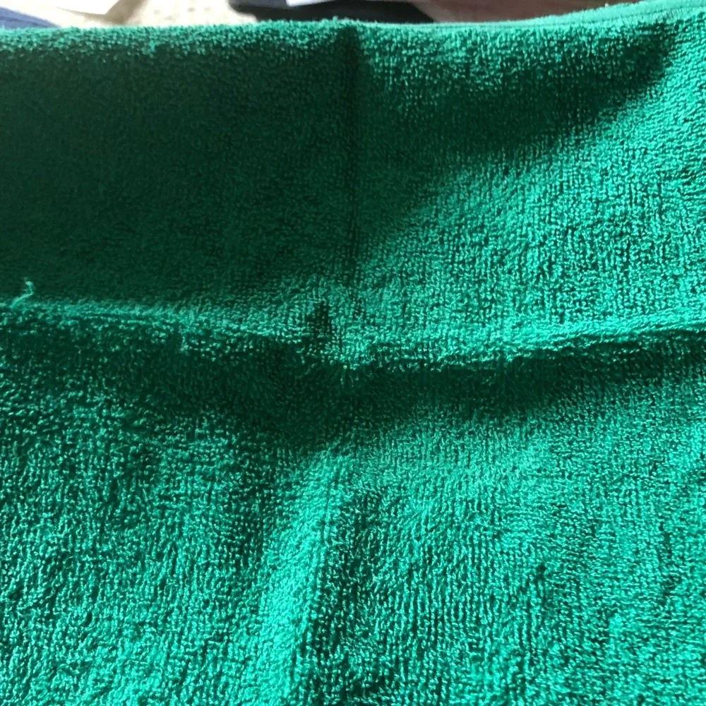 Green Plush - Vibrant Emerald wash cloth